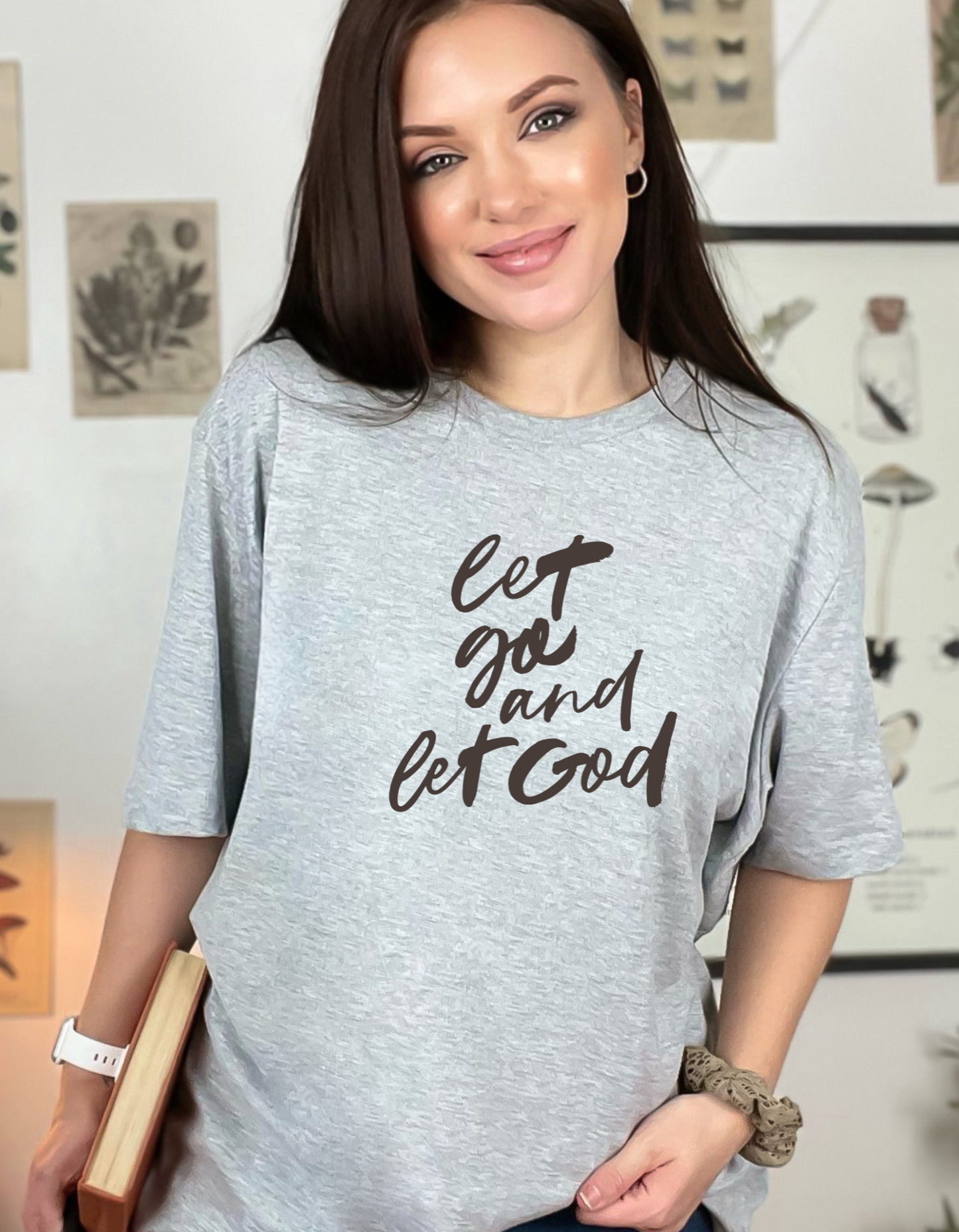 Let Go and Let God  Short Sleeve Tee