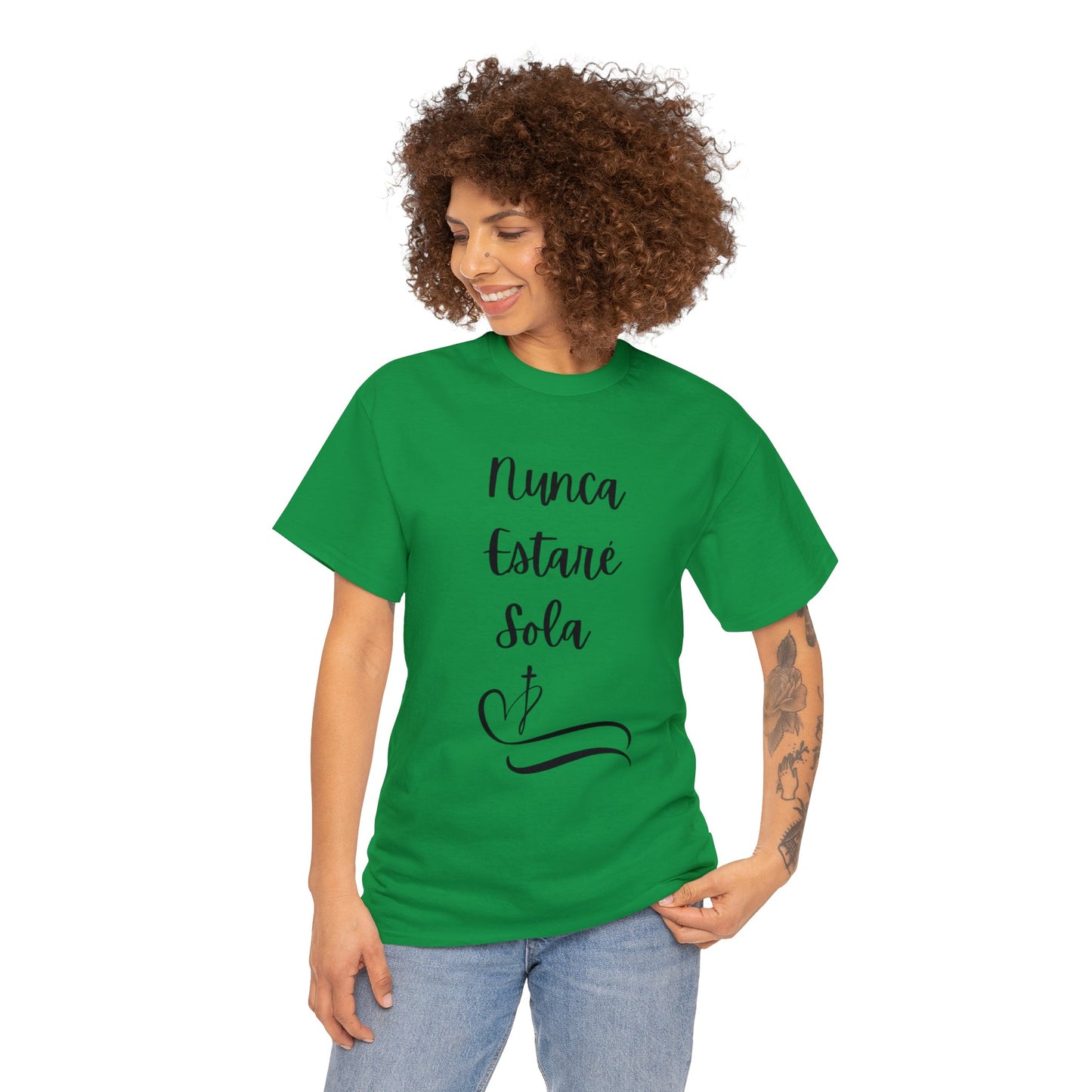 Nunca Estaré Sola T-shirt (I Will Never Be Alone) T-shirt in Spanish