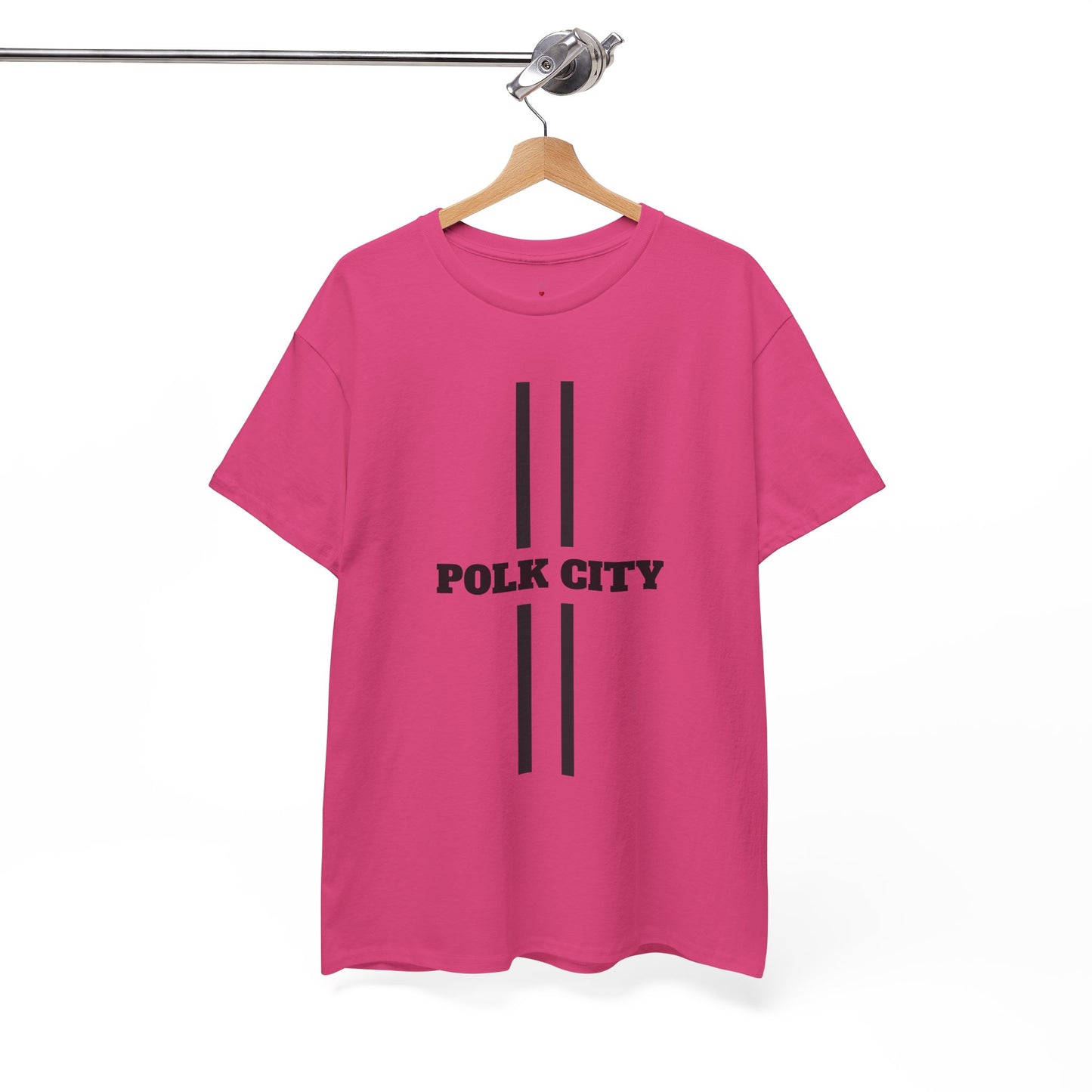 Polk City Unisex Heavy Cotton Tee - Casual Comfort for Every Occasion