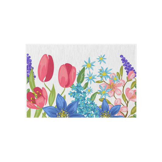 Spring Flowers Outdoor Rug