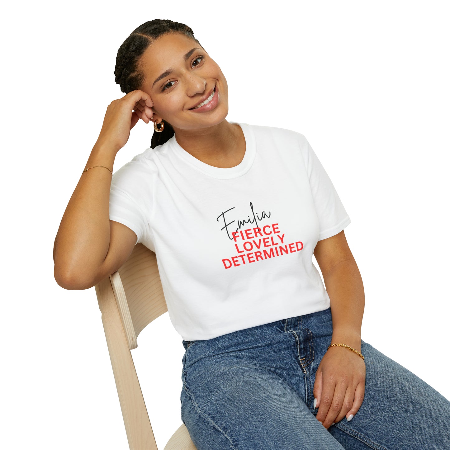 Emilia: Fierce, Lovely, Determined  T-Shirt