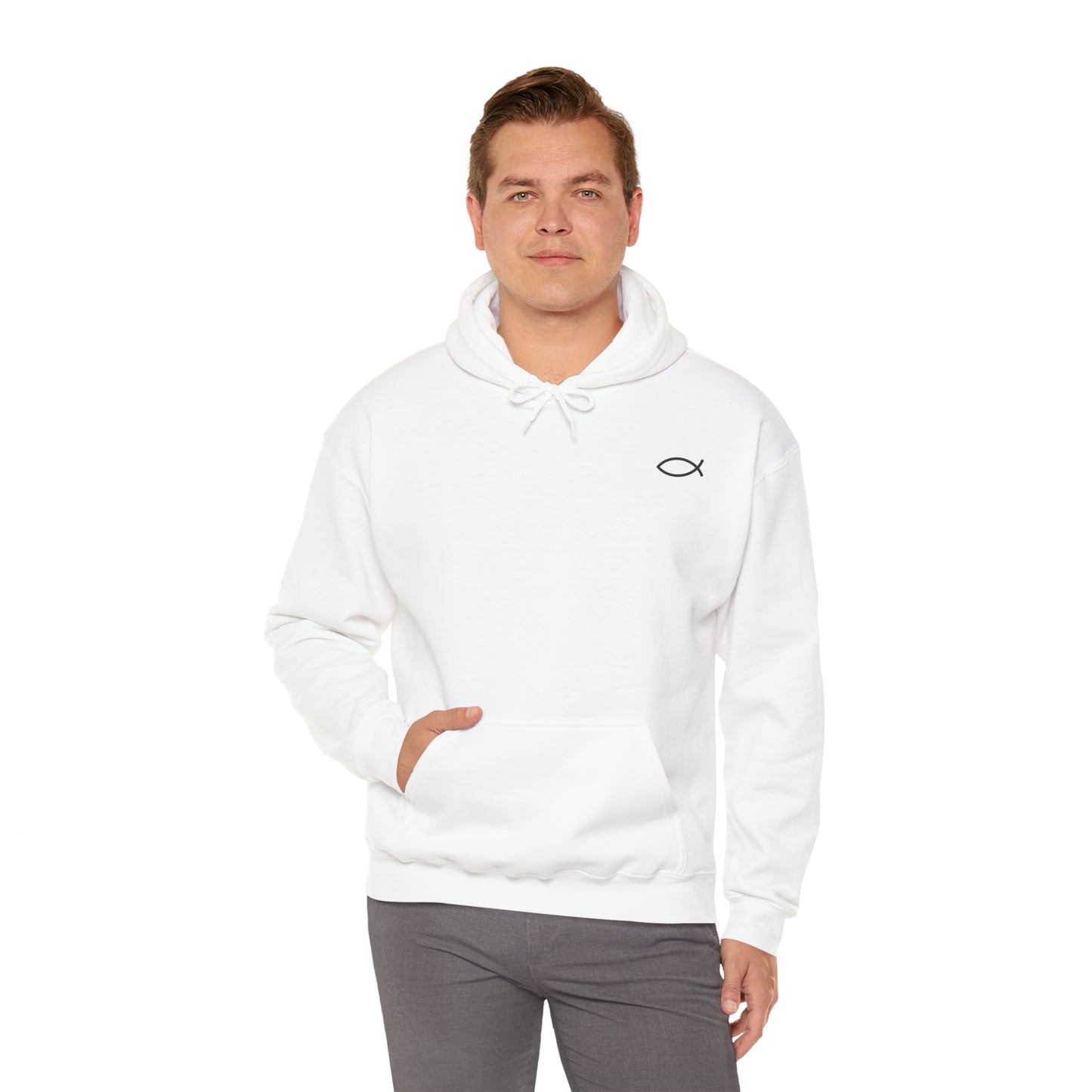 Fish Minimalist™ Hooded Sweatshirt