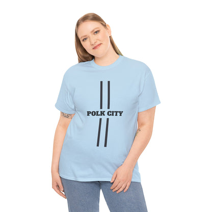 Polk City Unisex Heavy Cotton Tee - Casual Comfort for Every Occasion