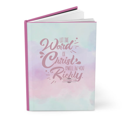 Let the Word of Christ Hardcover Journal Matte