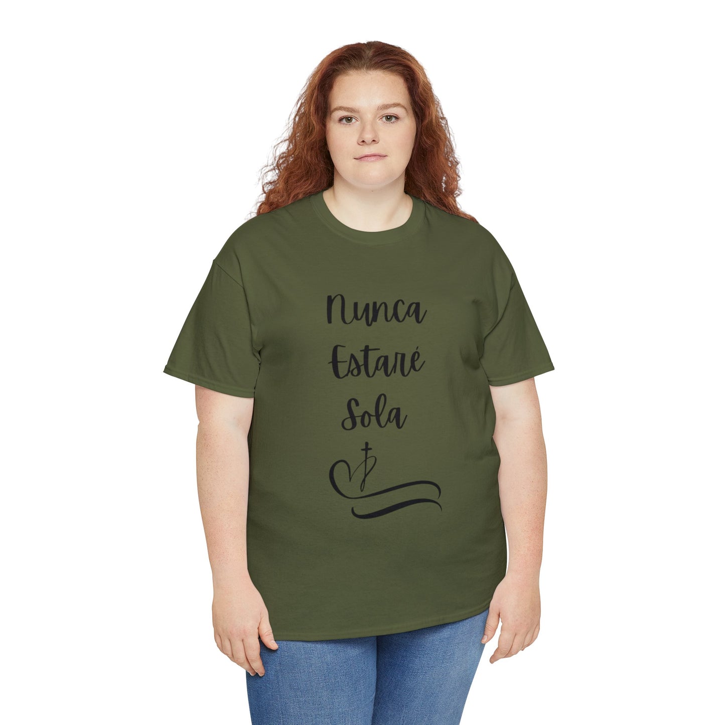 Nunca Estaré Sola T-shirt (I Will Never Be Alone) T-shirt in Spanish