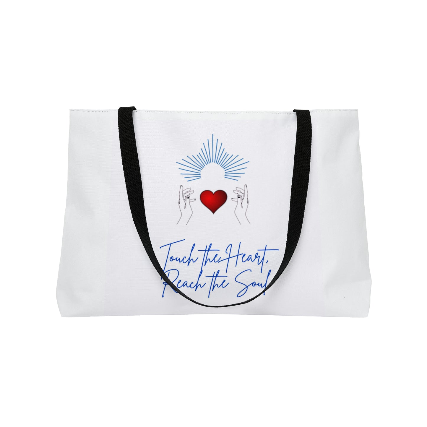 Touch the Heart Reach the Soul Weekender Tote Bag