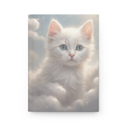 Heavenly Kitten Hardcover Journal Matte