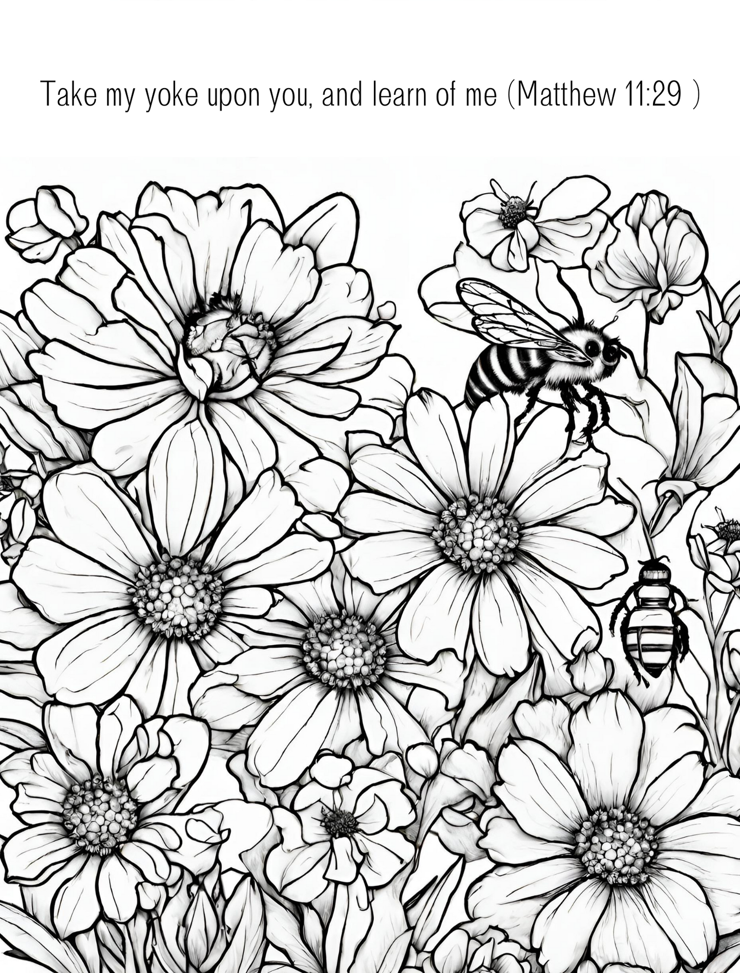 Spring Flowers: Rest and Relaxation Coloring Book for Adults and Teens