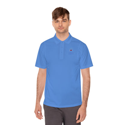 Touch the Heart Logo Men's Sport Polo Shirt