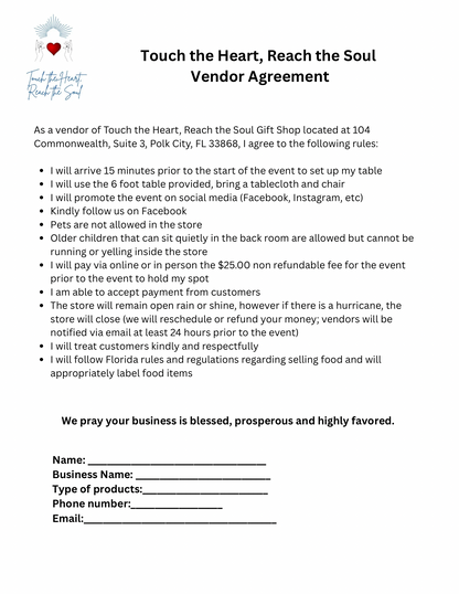 Business Vendor Fee