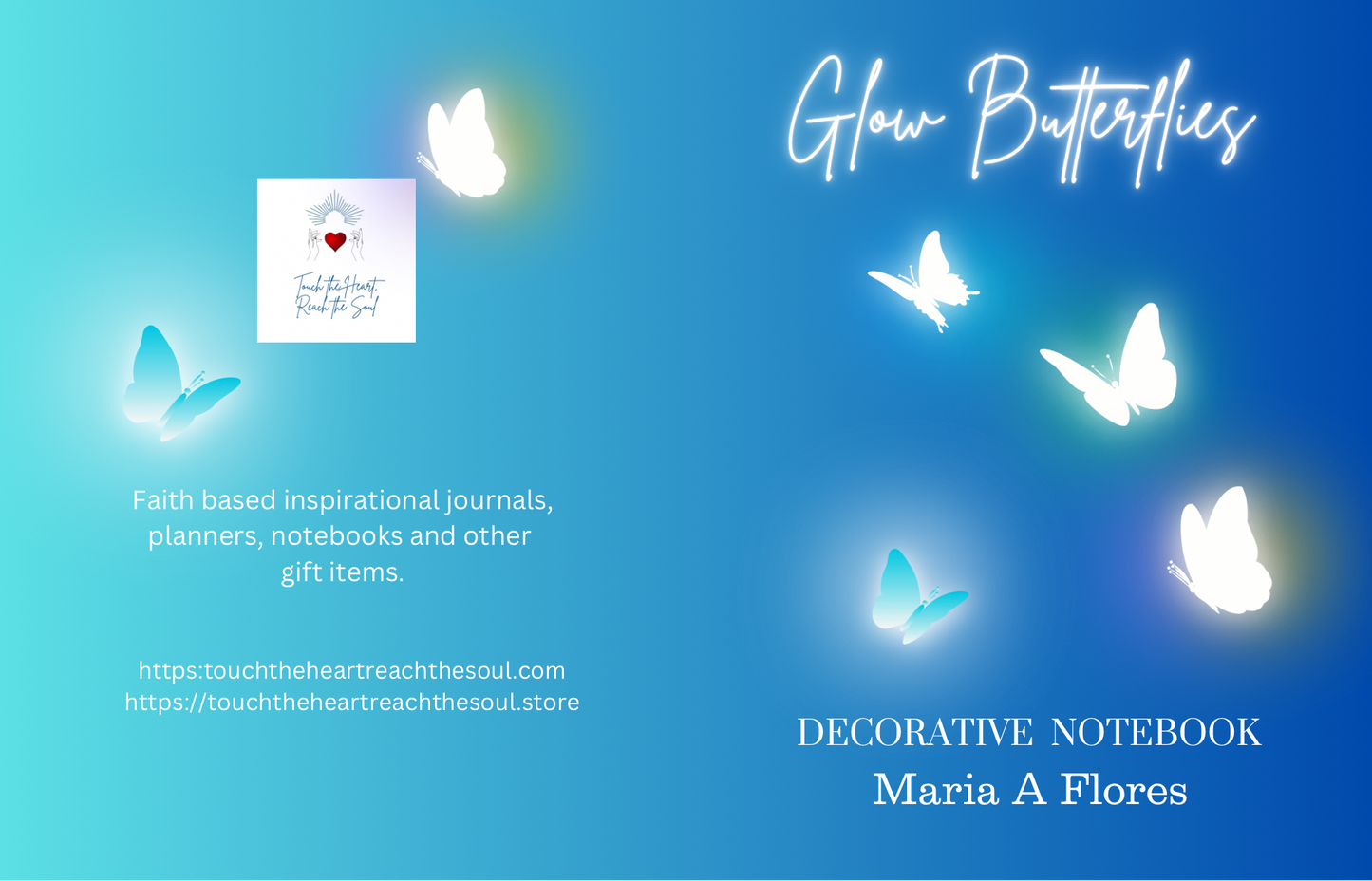 Glow Butterflies: Decorative Notebook