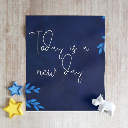 Today is a New Day Throw Blanket