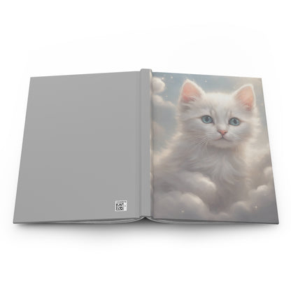 Heavenly Kitten Hardcover Journal Matte