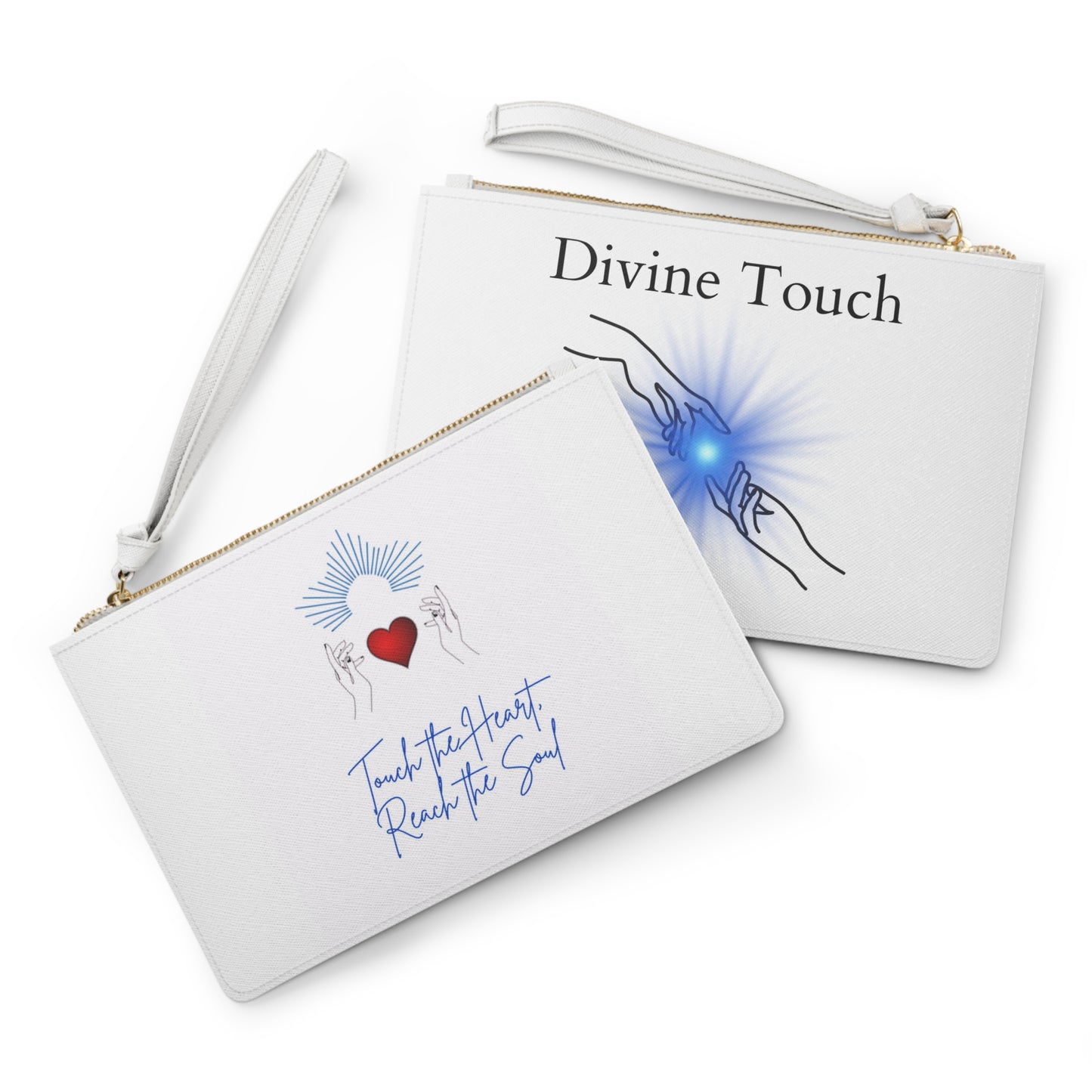 Touch the Heart Brand Clutch Bag