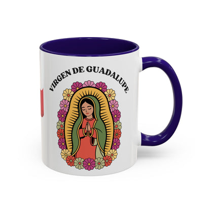 Virgen de Guadalupe Ciudad de México Mug | Colorful Ceramic Coffee Cup