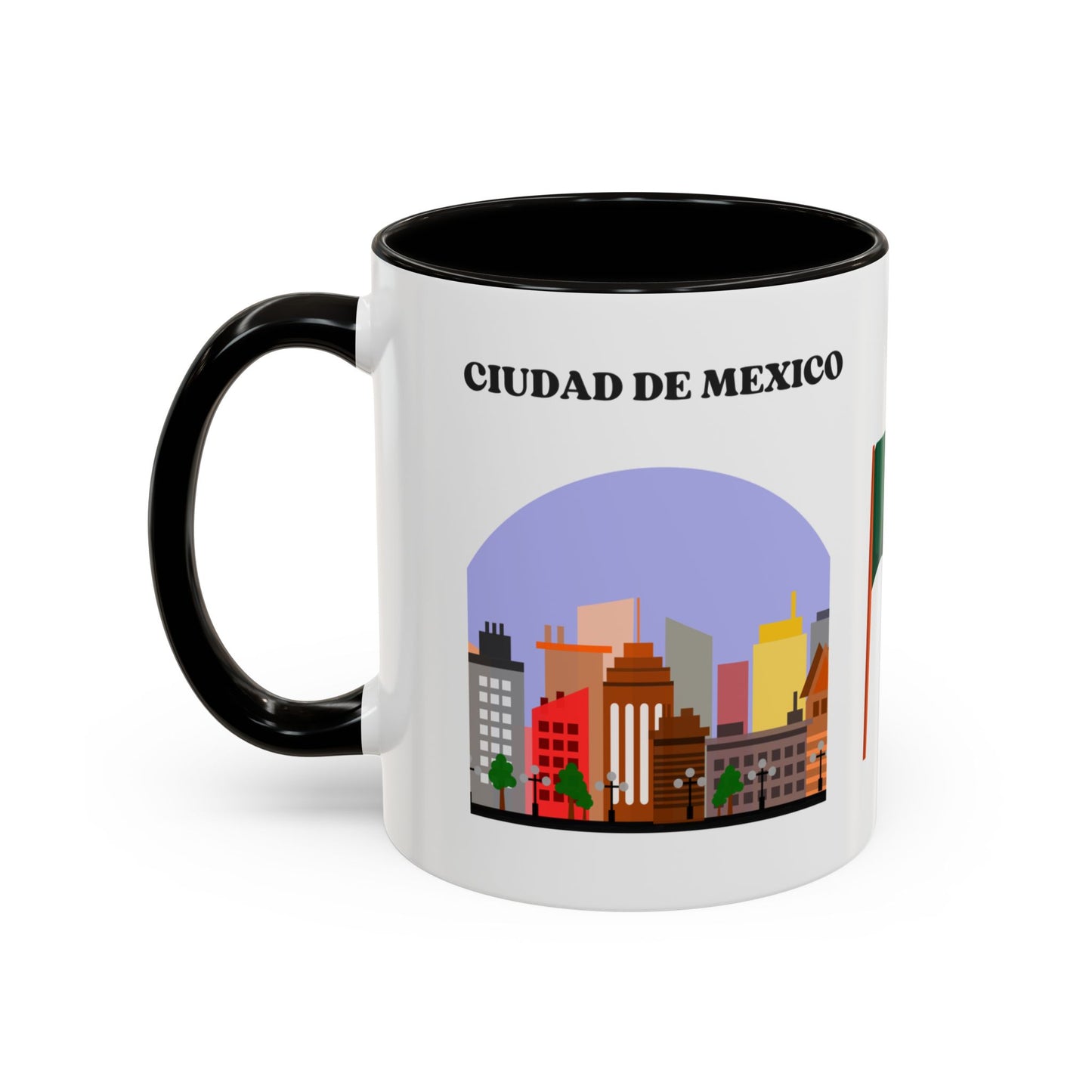 Virgen de Guadalupe Ciudad de México Mug | Colorful Ceramic Coffee Cup