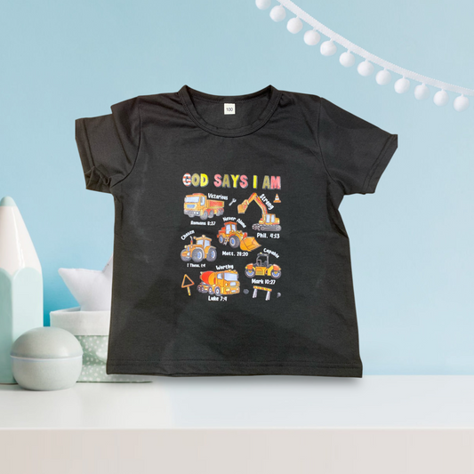 God Says I am Boy T Shirt Tee