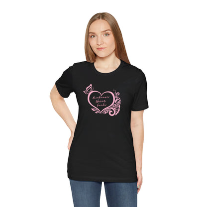 Kindness Never Fails Pink Heart Tee Short Sleeve