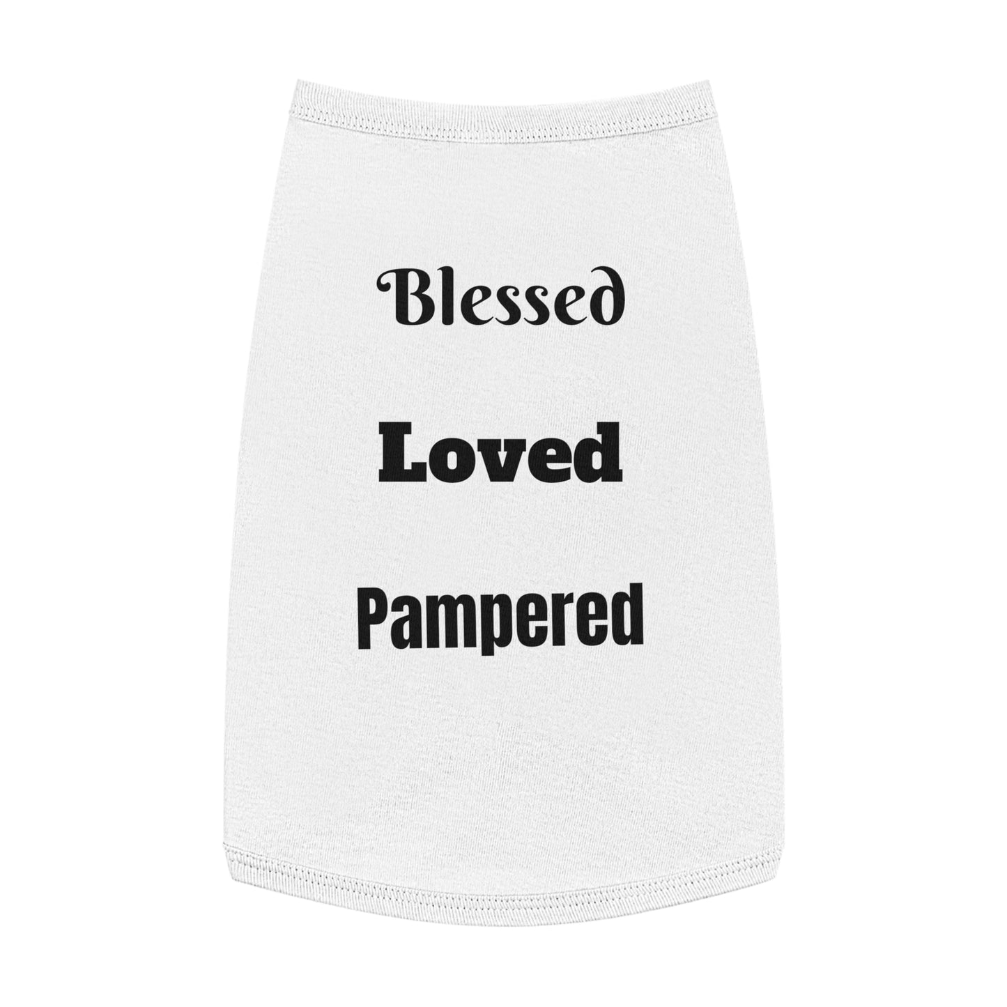 Blessed, Loved, Pampered Pet Tank Top