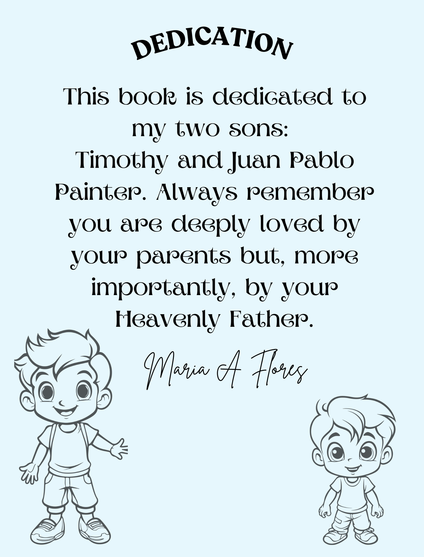 I Am God’s Beloved Son: Daily Affirmation Coloring Book for Boys by Maria Flores