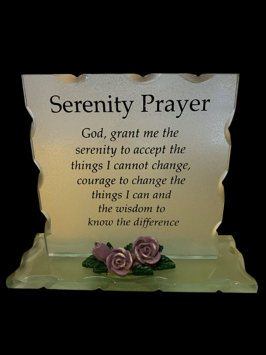 Serenity Prayer Table Decoration Vintage