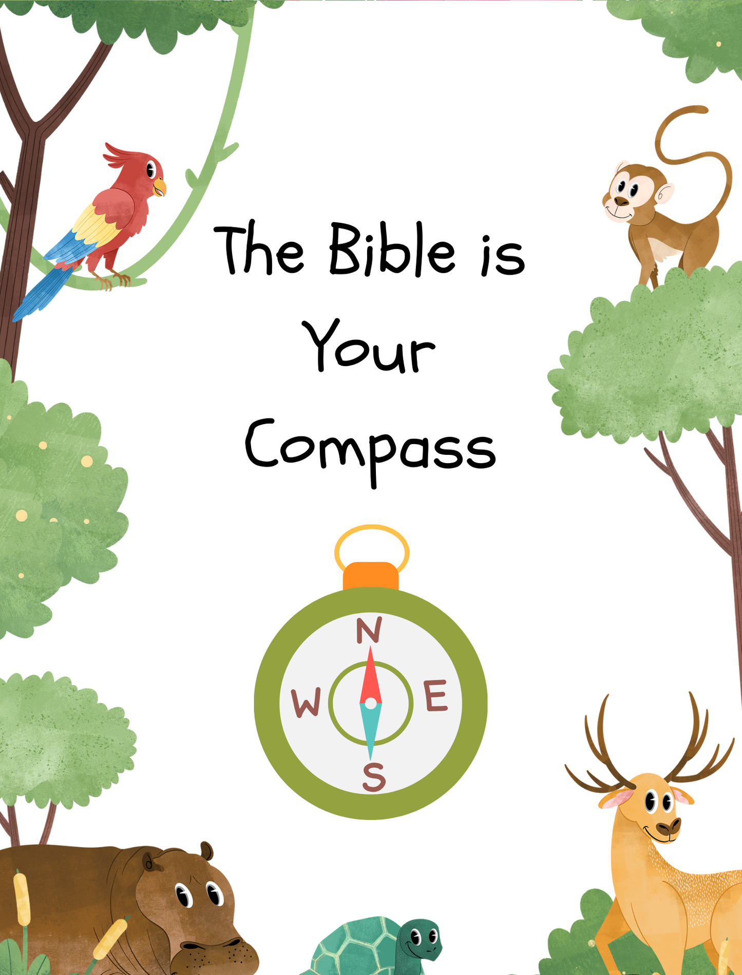 Safari Coloring & Activity Book: Biblical Affirmations for Children