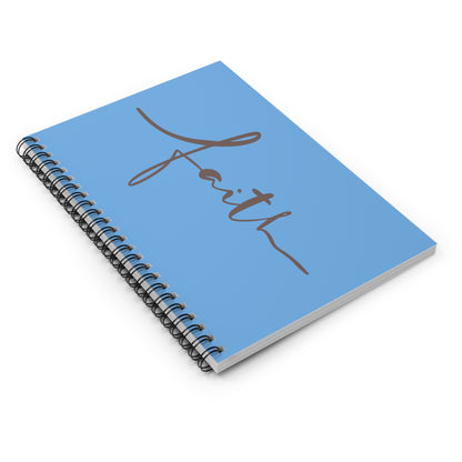 Faith Cross Spiral Notebook - Ruled Line