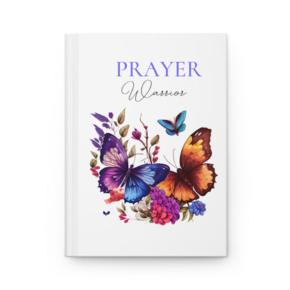 Prayer Warrior Rainbow Butterfly Hardcover Journal Matte