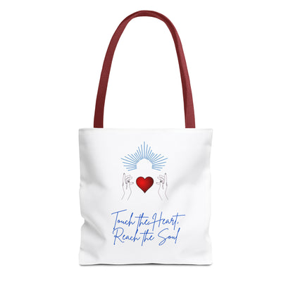 Touch the Heart, Reach the Soul Tote Bag (AOP)