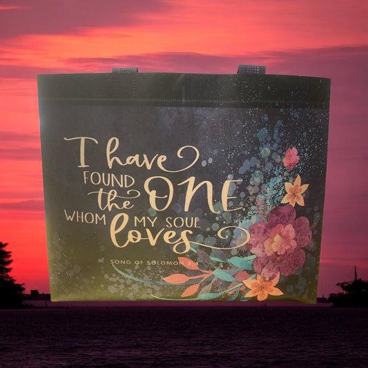 I Have Found the One Whom My Soul Loves Song of Solomon 3:4 Reusable Bag