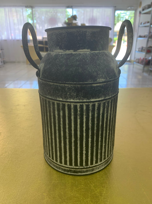 Rustic Garden Metal Pot