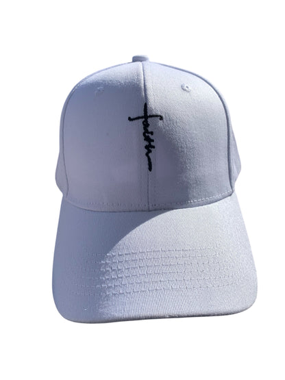 Faith Word Cross Baseball Cap Hat