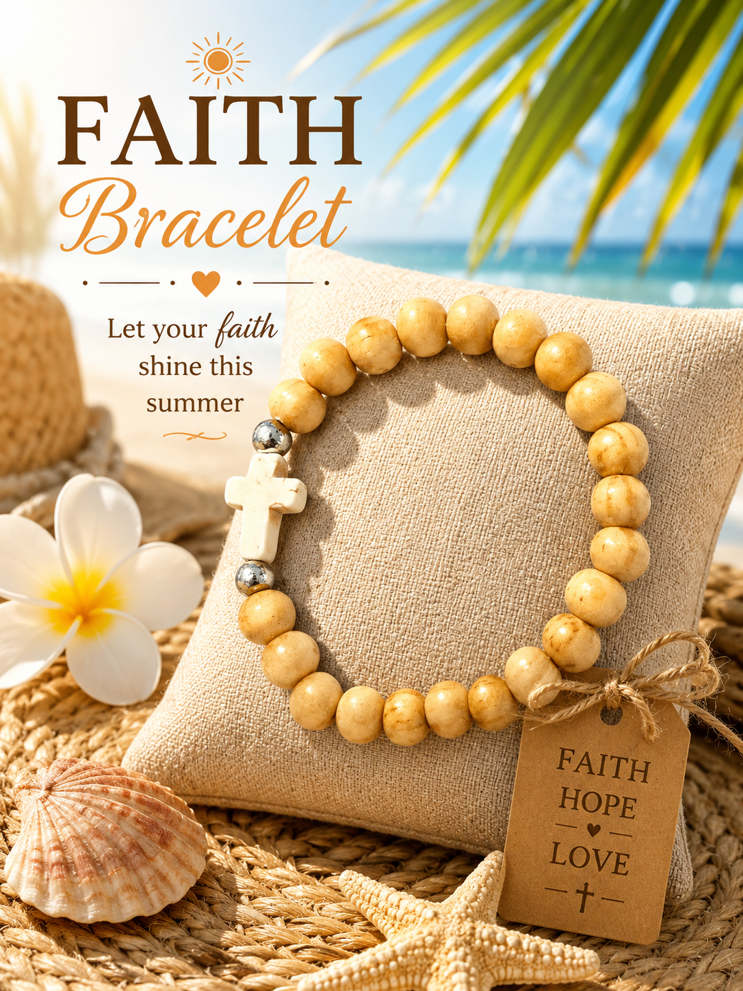 Stone Light Yellow Faith Bracelet