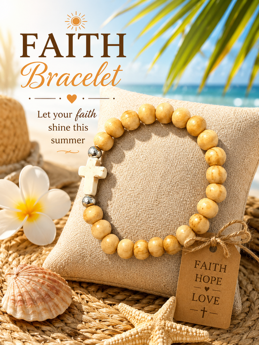 Stone Light Yellow Faith Bracelet