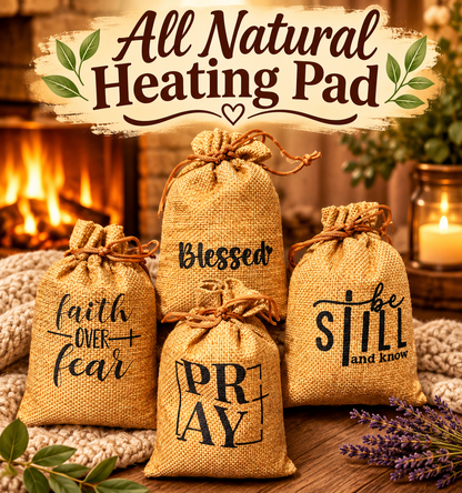 Faith and Warmth All Natural Heating Pad Hand Warmer Scented Essential Oil