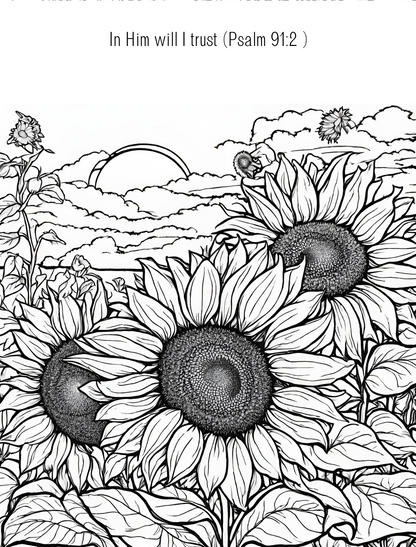 Spring Flowers: Rest and Relaxation Coloring Book for Adults and Teens