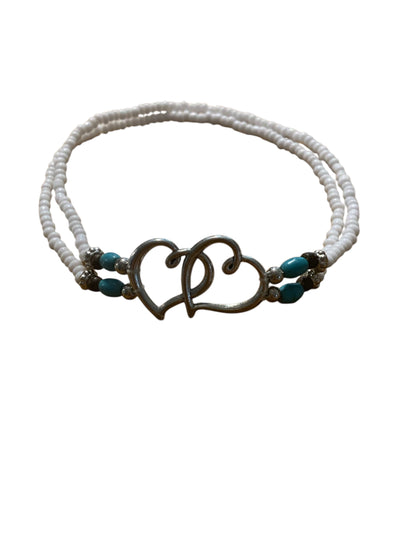 Double Heart Fashion Paradise Anklet