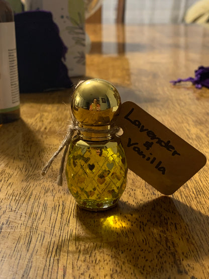 Anointing Oil Lavender and Vanilla, Handmade