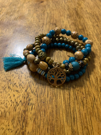 Ocean Beach Bohemian Trea of Life Bracelet
