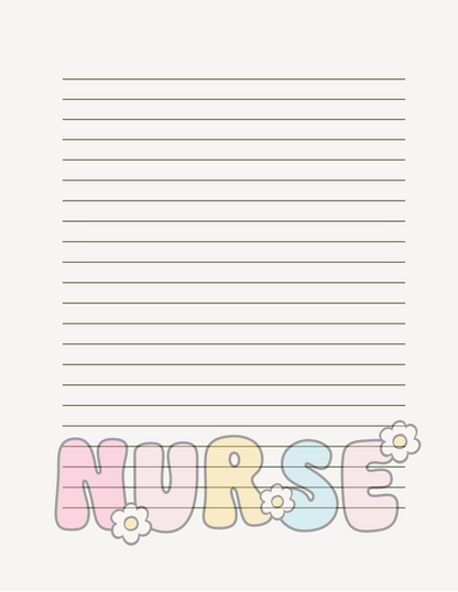 Touch the Heart Nurse Notebook