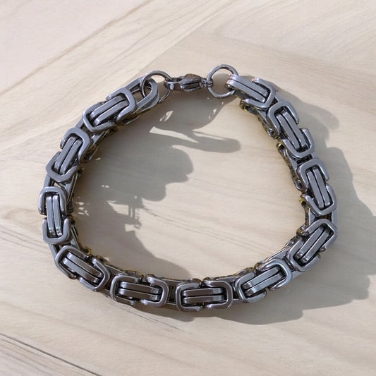 Man’s Stainless Steel Bracelet Thick Heavy Link