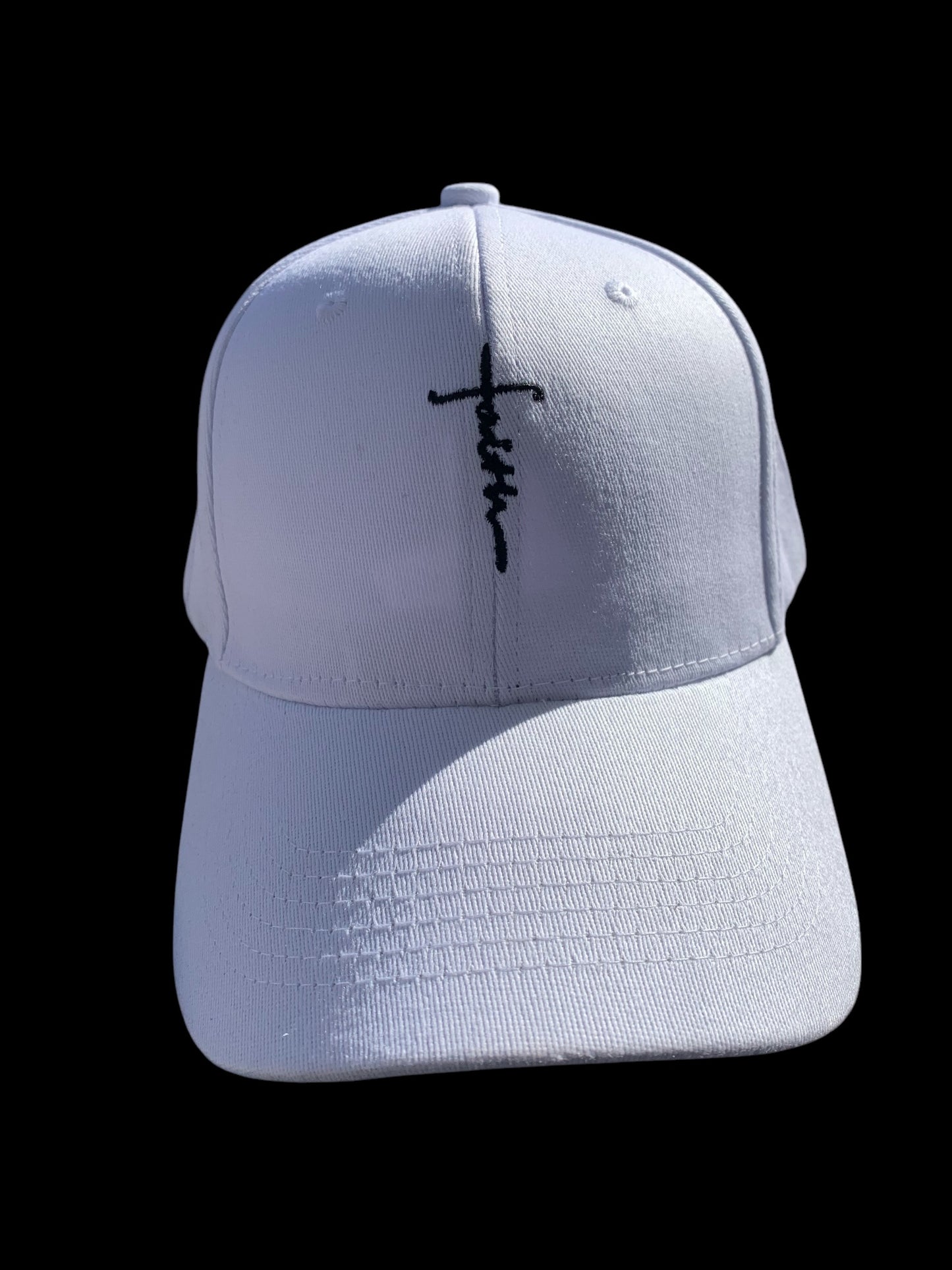 Faith Word Cross Baseball Cap Hat