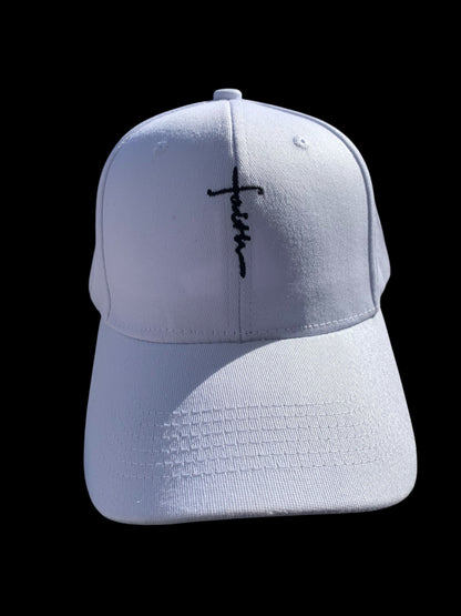 Faith Word Cross Baseball Cap Hat