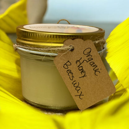 Organic Honey Beeswax Natural Scent Handmade Natural Candle