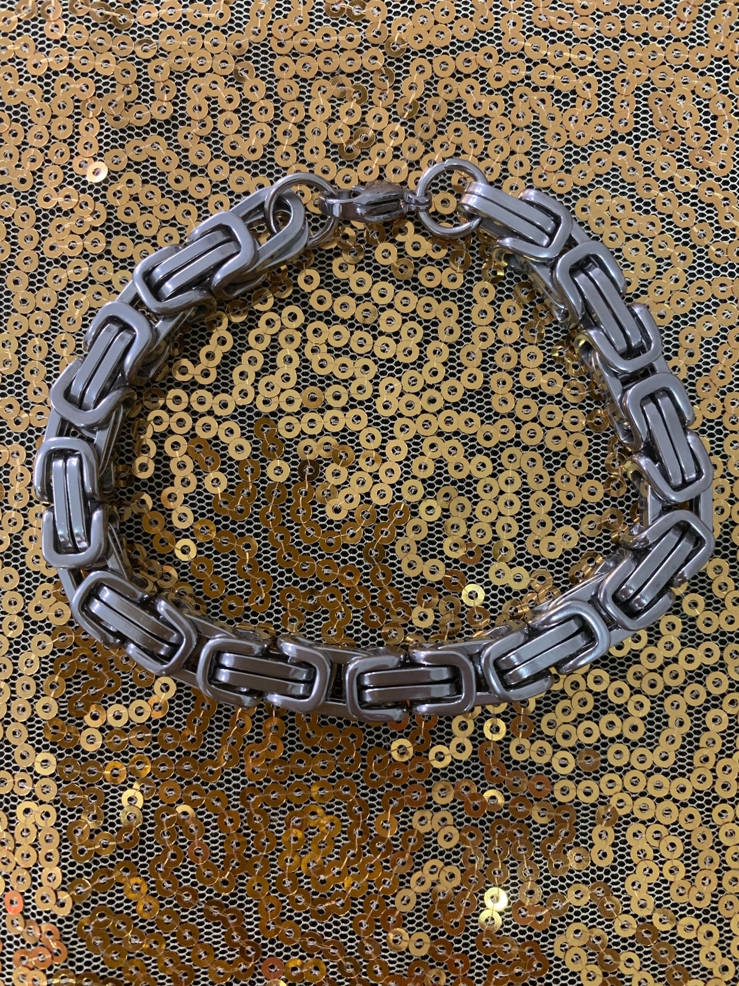 Man’s Stainless Steel Bracelet Thick Heavy Link