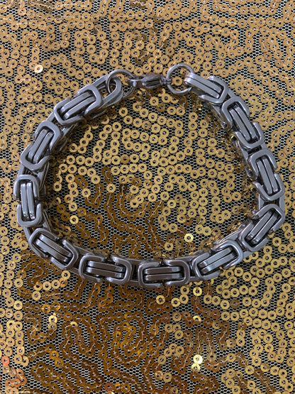 Man’s Stainless Steel Bracelet Thick Heavy Link