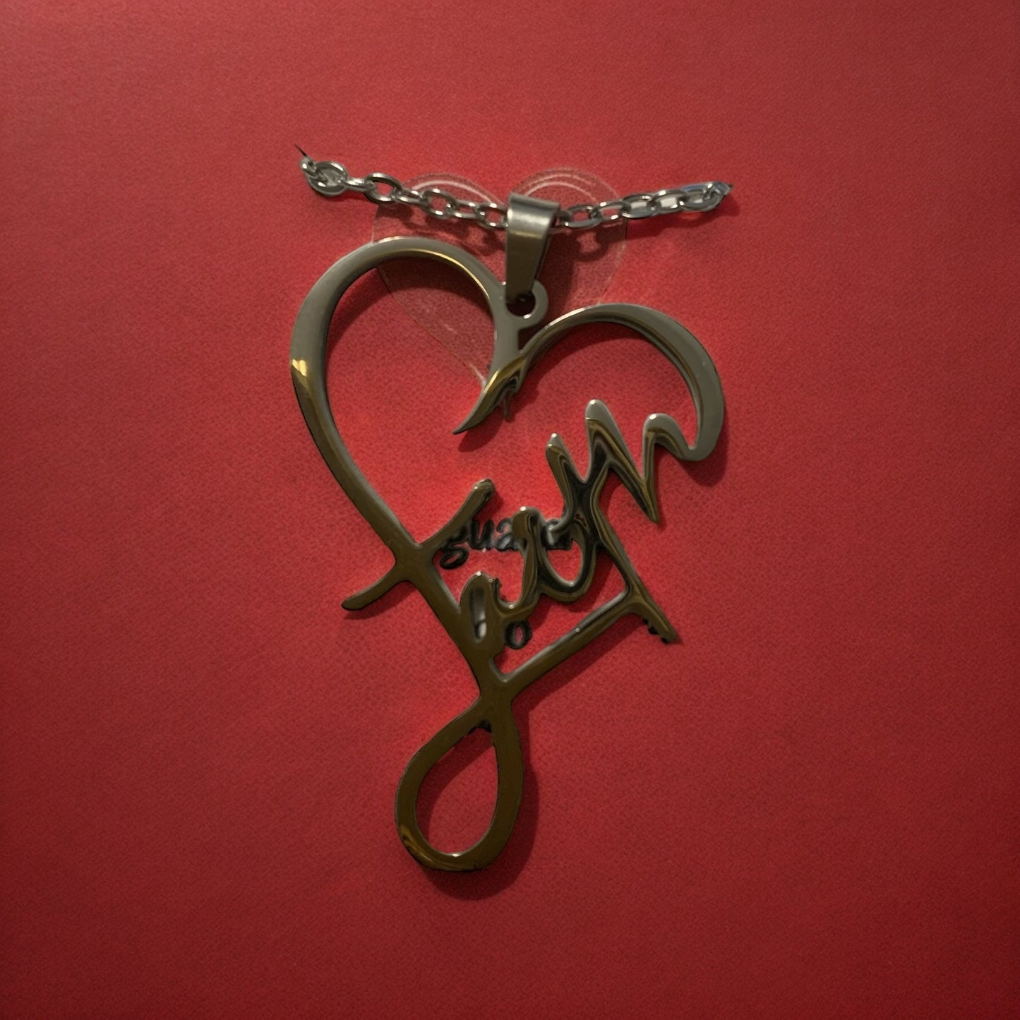 Faith Heart Stainless Steel Necklace