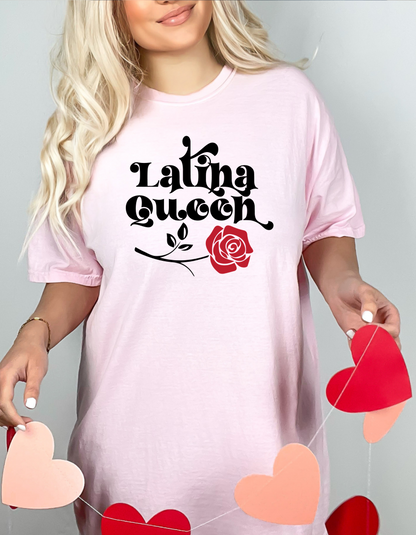 Latina Queen T-Shirt- Latin Queen Comfort Colors Tshirt