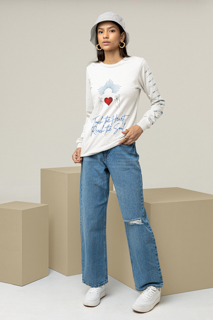 Touch the Heart Long Sleeve T-Shirt